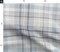 Blue Gray Plaid Neutral Classic Geometric Calm Check Traditional Large Scale Custom Printed Fabric by Spoonflower Various Fabrics by the Yard or Fat Quarter